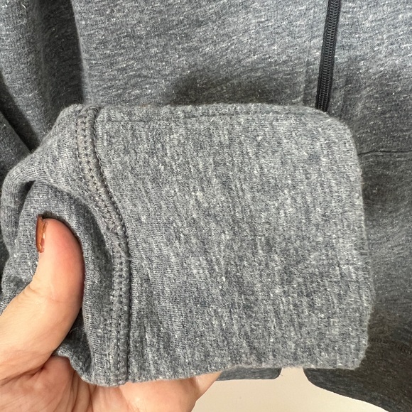 USMC Marathon Blue Heathered Zip up hoodie, sz L - Picture 6 of 9